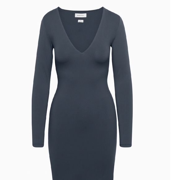 Aritzia Babaton Contour Midi Dress Long sleeve - Picture 1 of 3